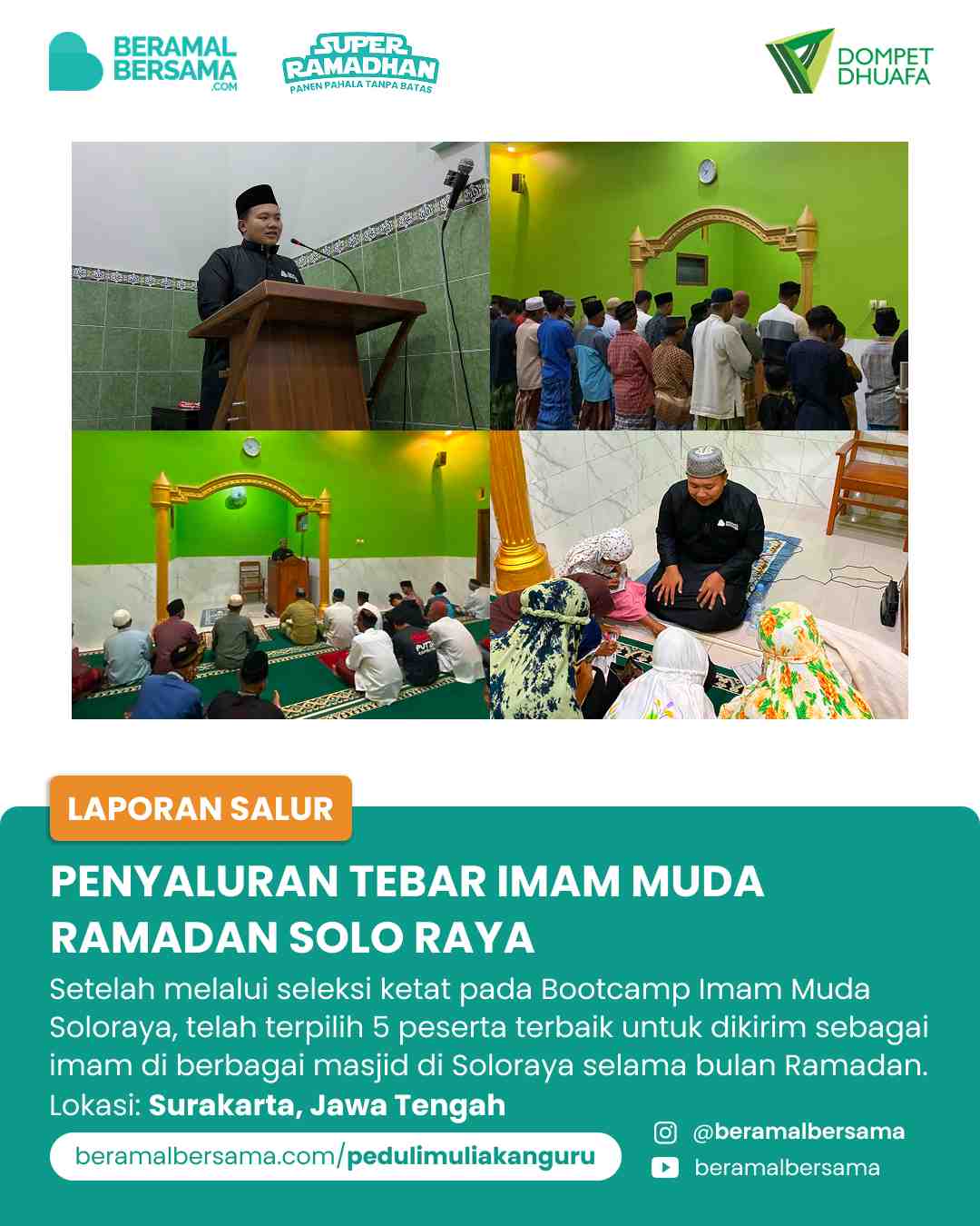 Penyaluran Program Tebar Imam Soloraya