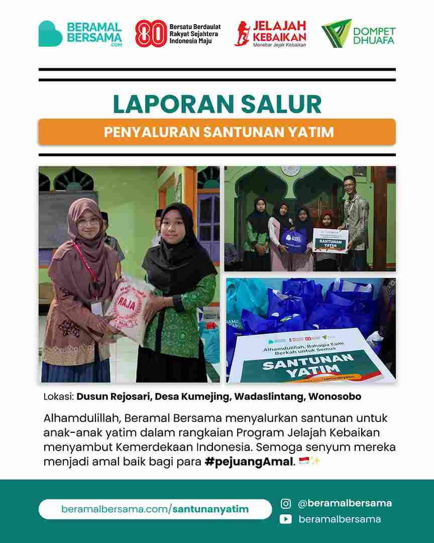 Penyaluran Santunan Yatim - Berbagi Senyuman dengan Sahabat Yatim