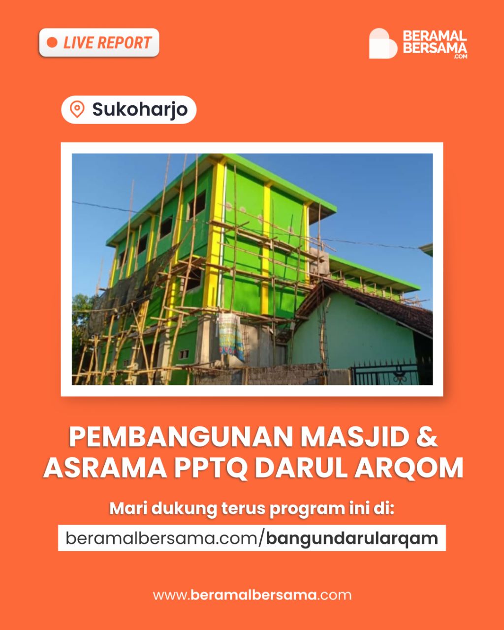 Penyelesaian Pembanguna PPTQ Darul Arqom