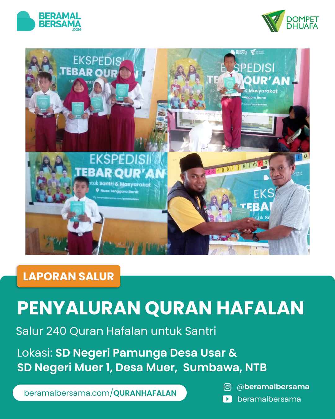 Quran Hafalan Untuk Daerah NTB