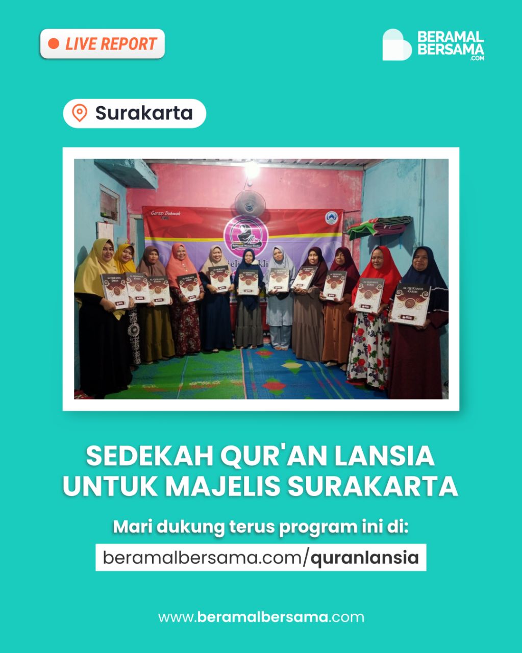 Quran Lansia untuk Ukhuwah Women Center