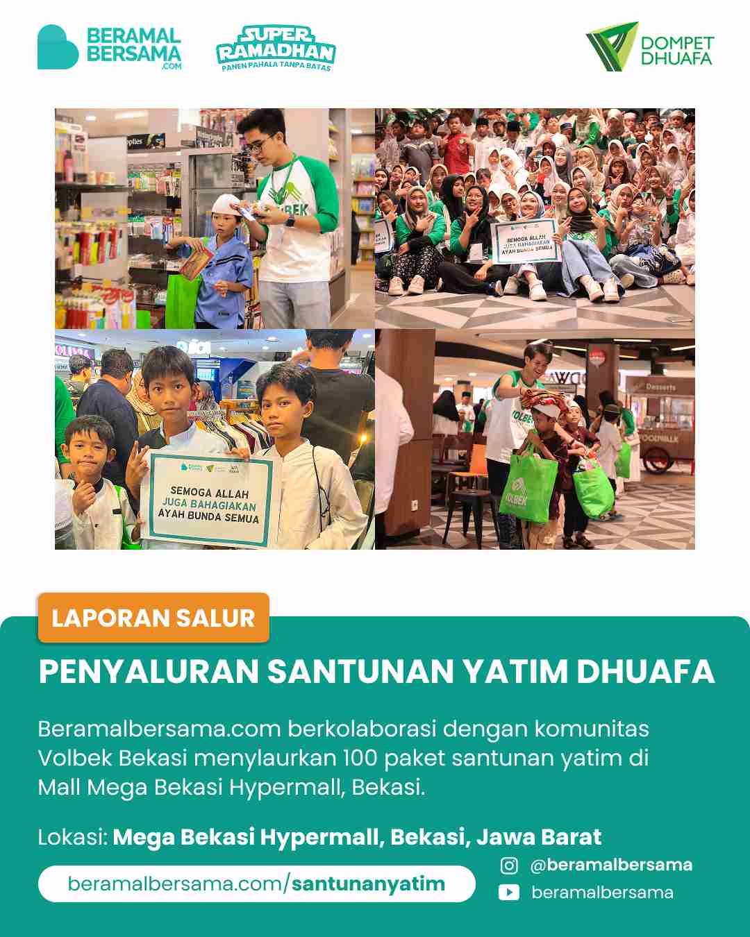 Ramadahan 1446 H Berbagi Cinta dalam Kebahagiaan Bersama Anak-Anak Yatim