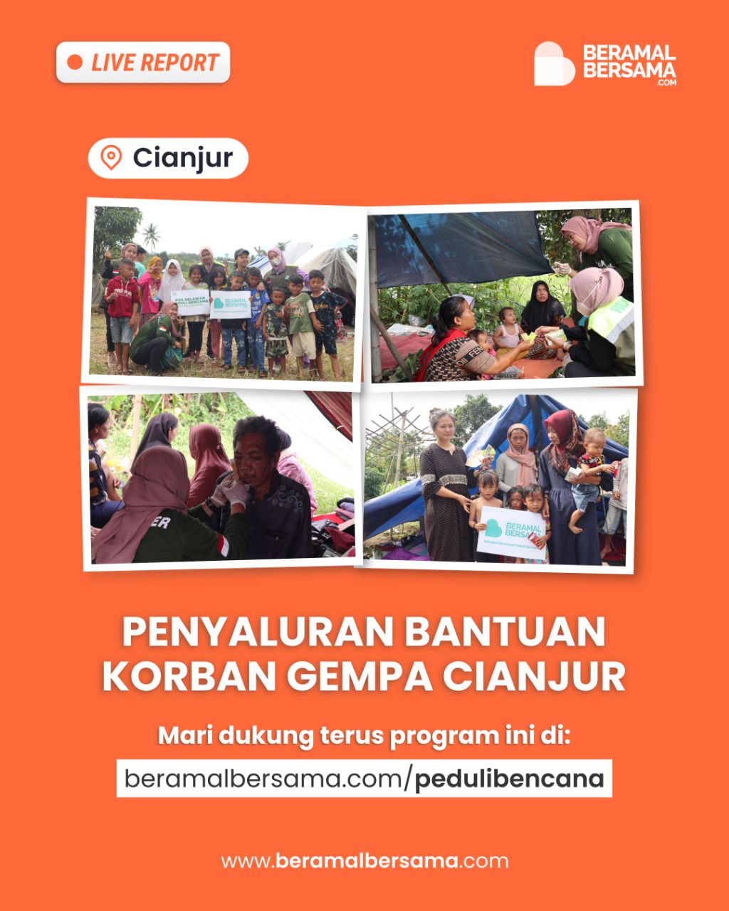 Sahabat Beramal Peduli Bencana Cianjur