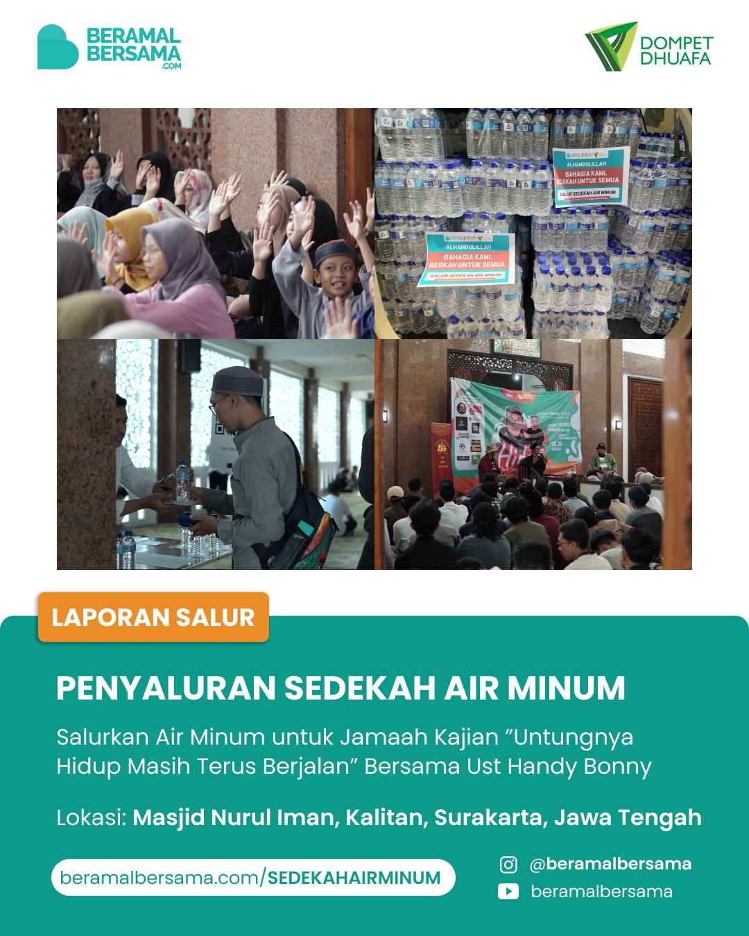 Salur Air Minum untuk Agenda Dakwah