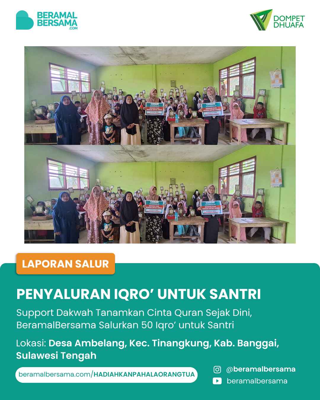 Salur Iqro’ Santri Pelosok Banggai Sulawesi