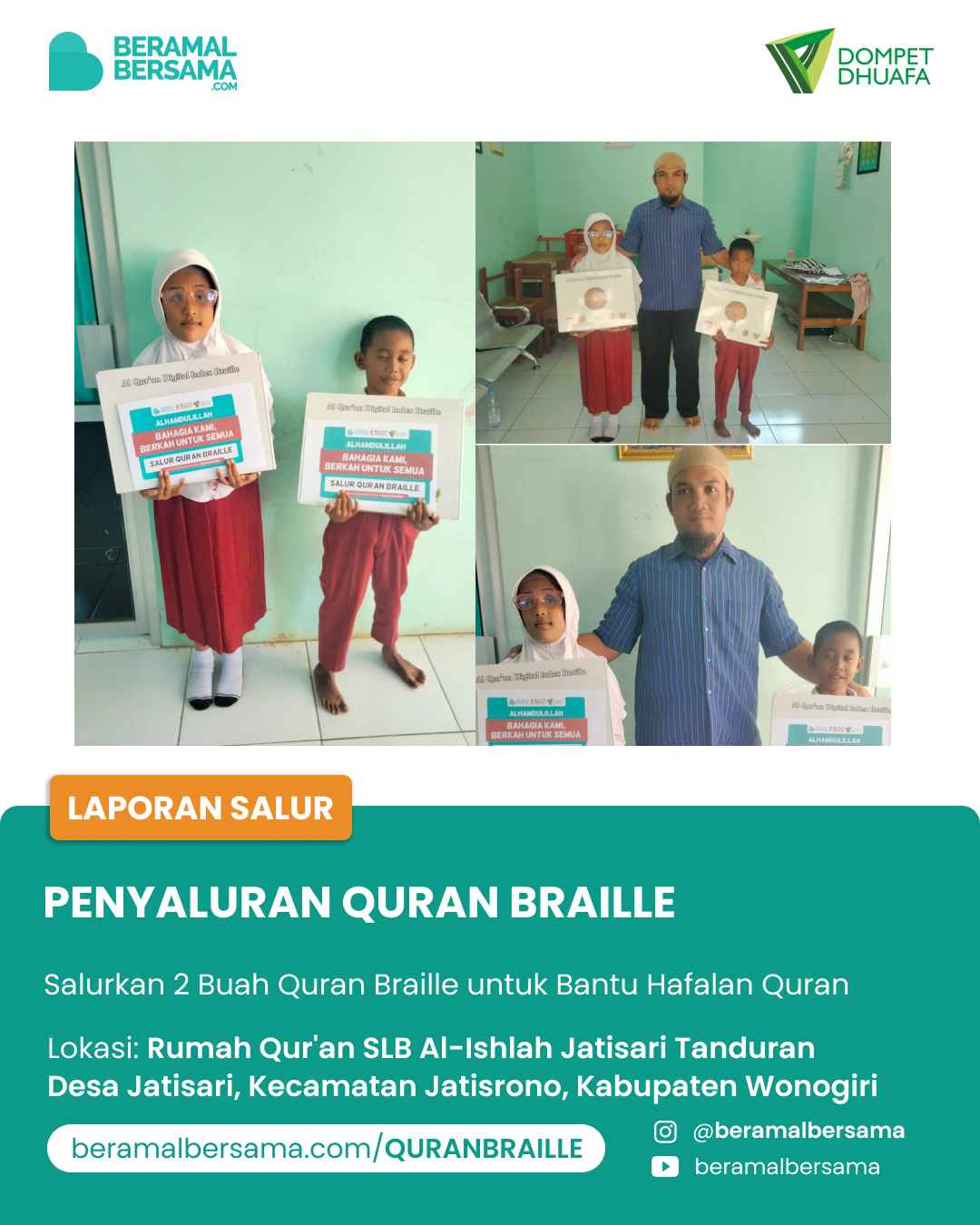 Salur Quran Braille RQ SLB Al-Islah