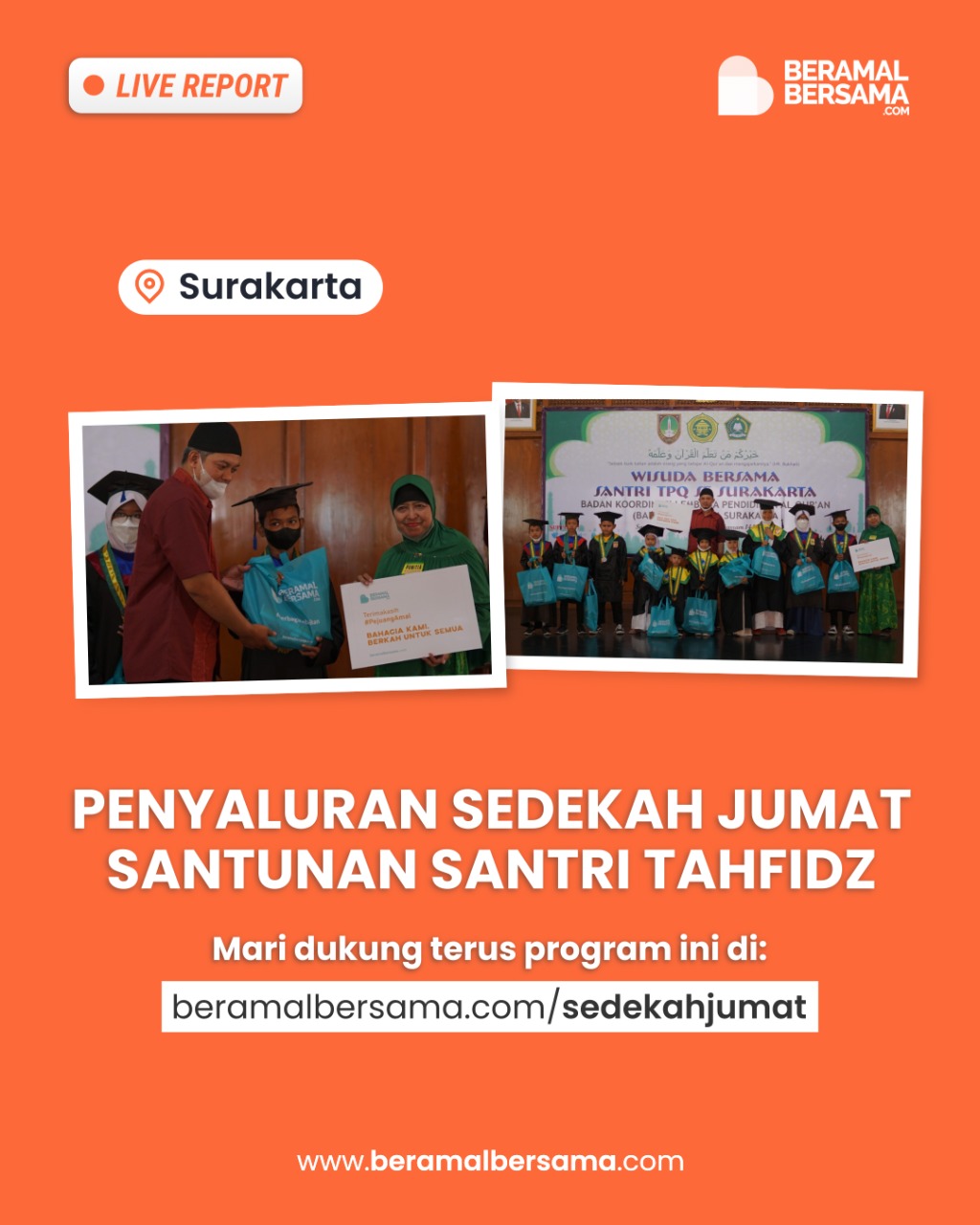 Santunan Wisuda Terbaik TPQ se-Surakarta