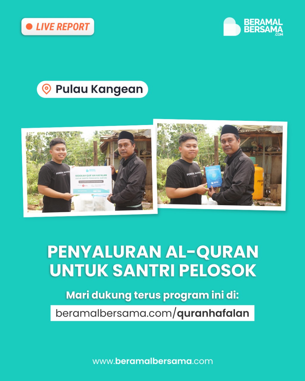 Sedekah Al-Quran di Pelosok Pulau Kangean