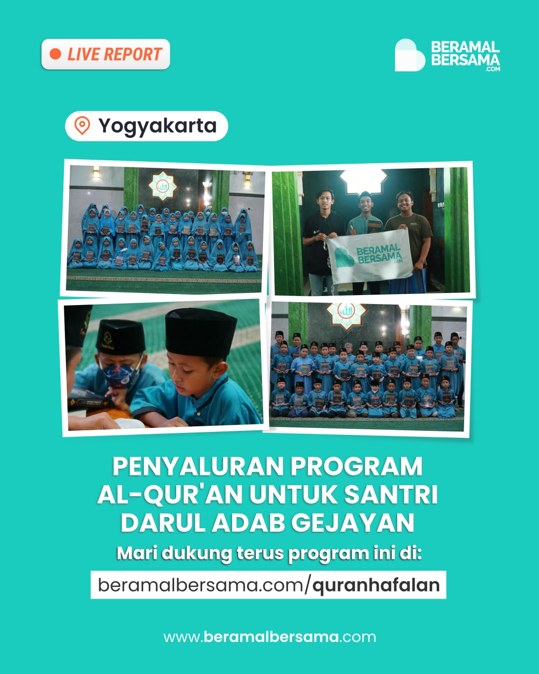 Sedekah Al-Quran untuk TPA Darul Adab
