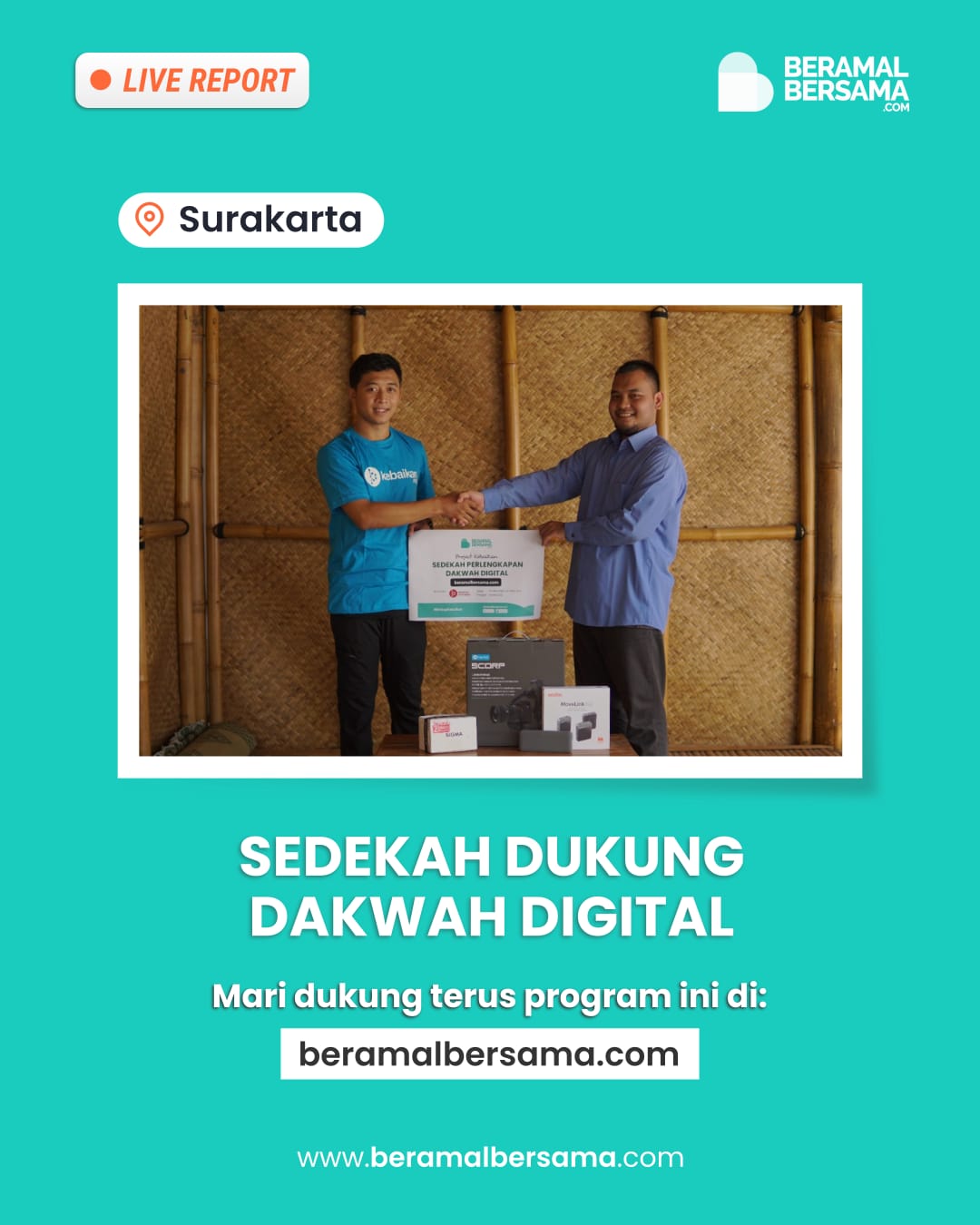 Sedekah Peralatan Dakwah Digital