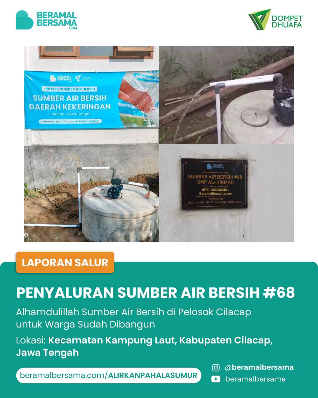 Sumber Air Bersih #68 untuk SMP Al-Hikmah