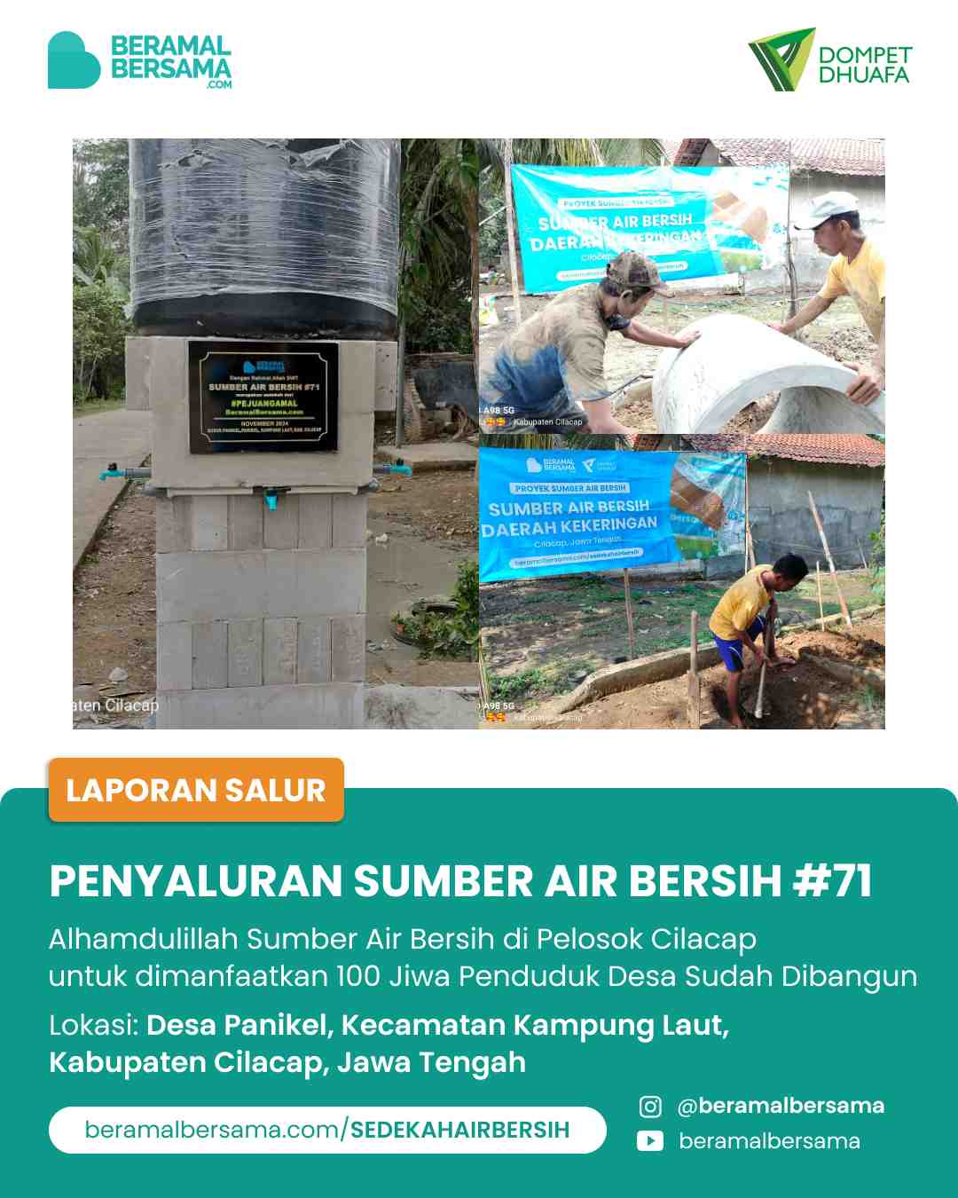 Sumber Air Bersih #71 Desa Panikel