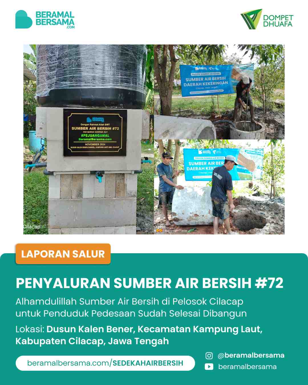 Sumber Air Bersih #72 Dusun Kalen Bener