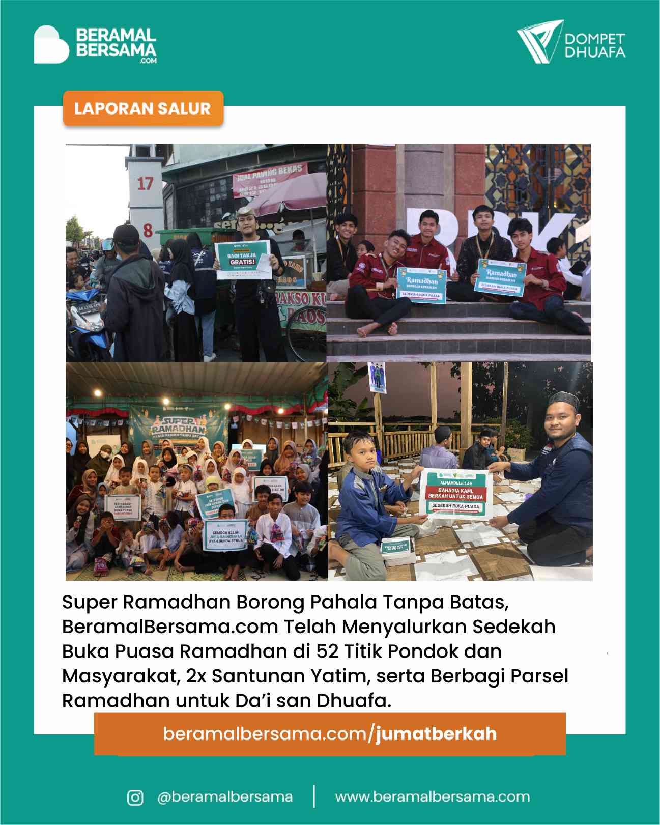 Super Ramadhan Berbagi dan Tebar Kebaikan Indonesia