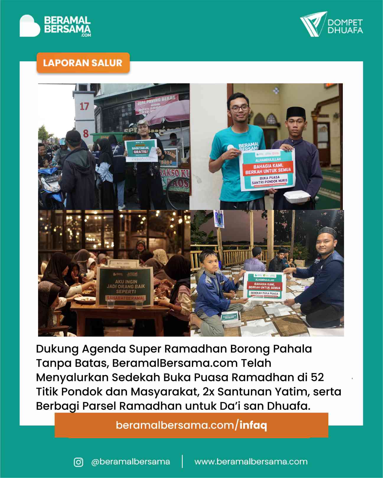 Super Ramadhan Menebarkan Kebaikan dan Keberkahan