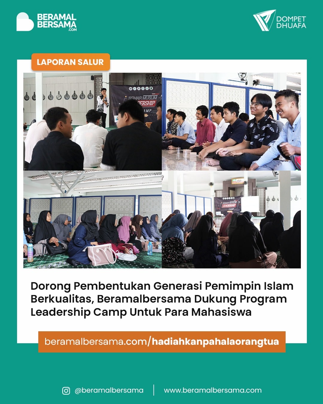 Syiar dan Berbagi Paket Makan untuk Santri Mengaji