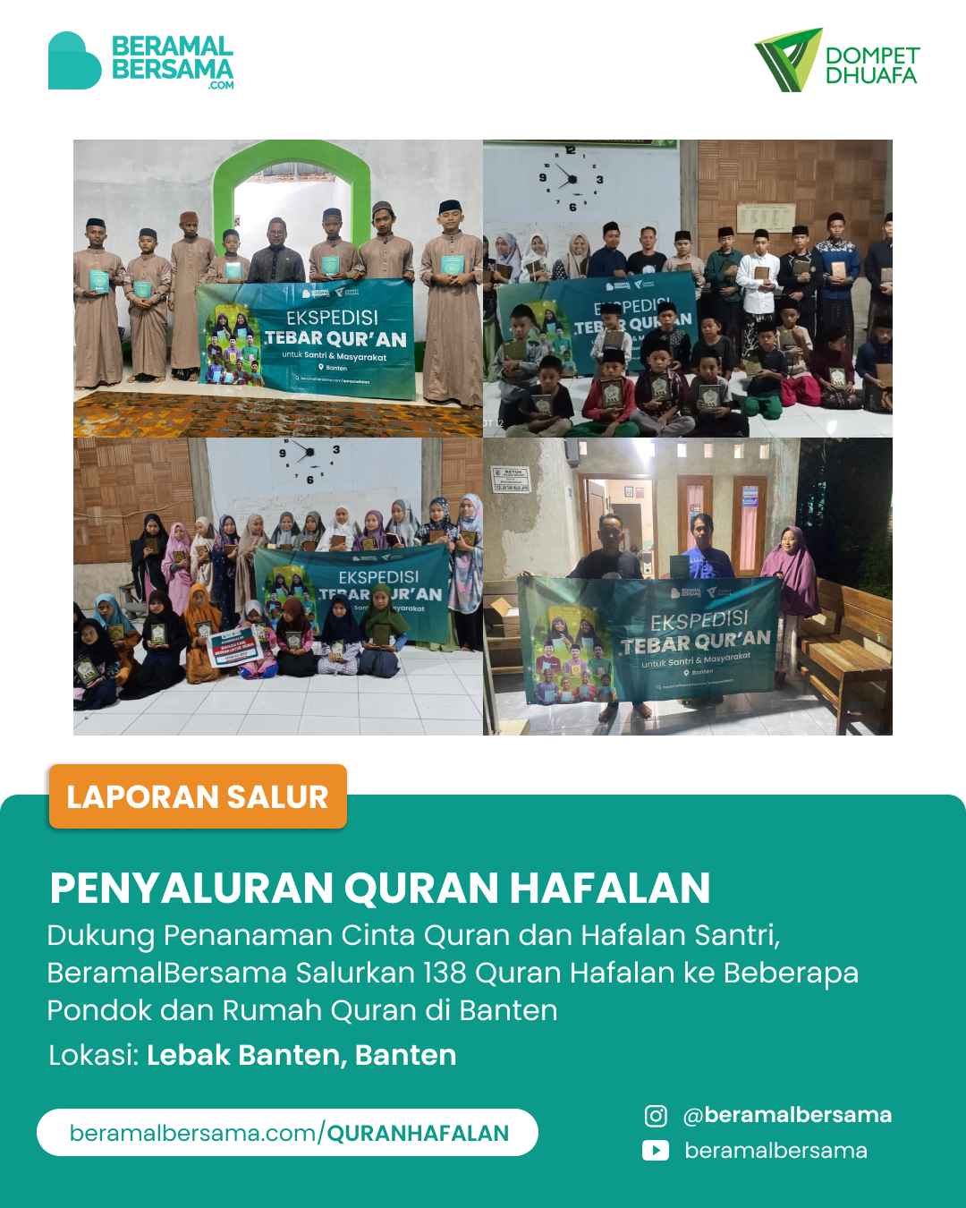 Tebar Quran Untuk Banten