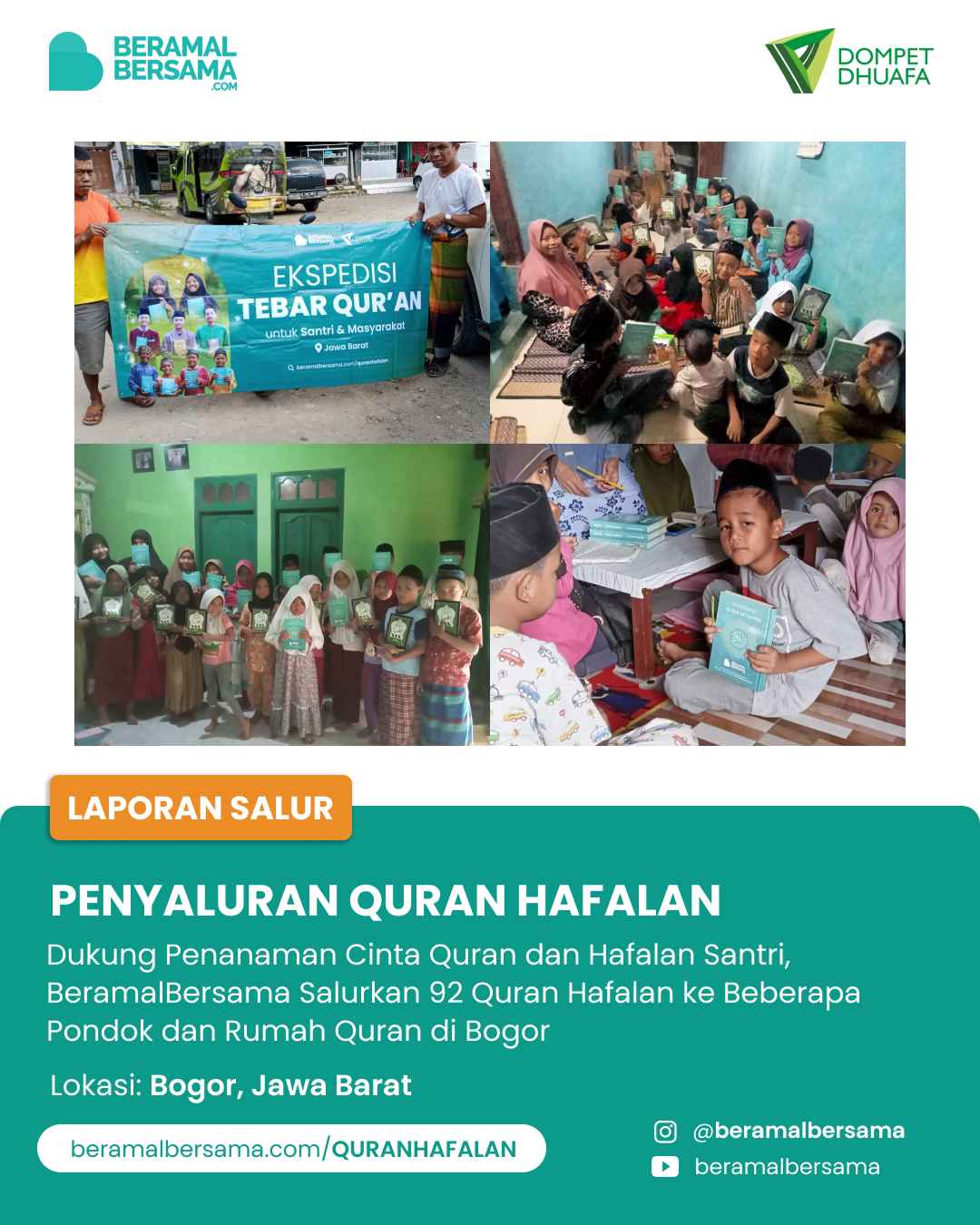 Tebar Quran Untuk Jawa Barat