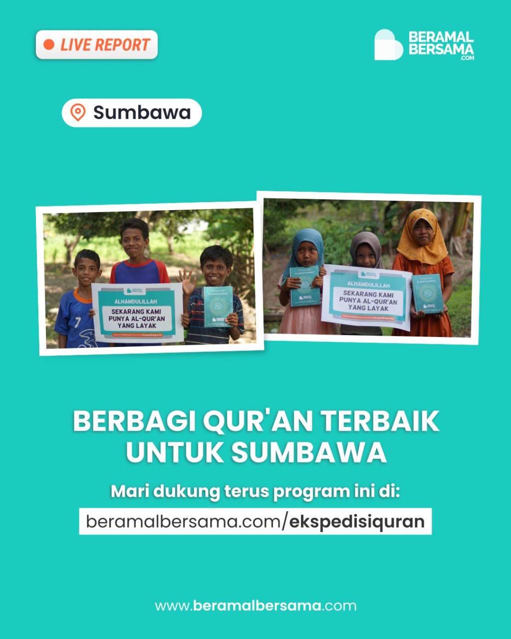 Al-Quran untuk Santri Pelosok Sumbawa