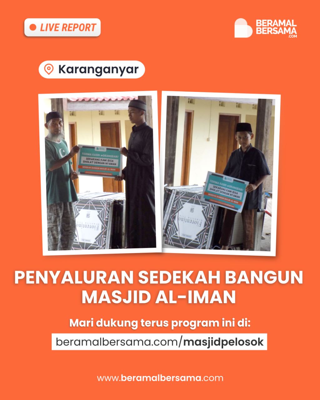 Bantu Pembangunan Masjid Nurul Iman
