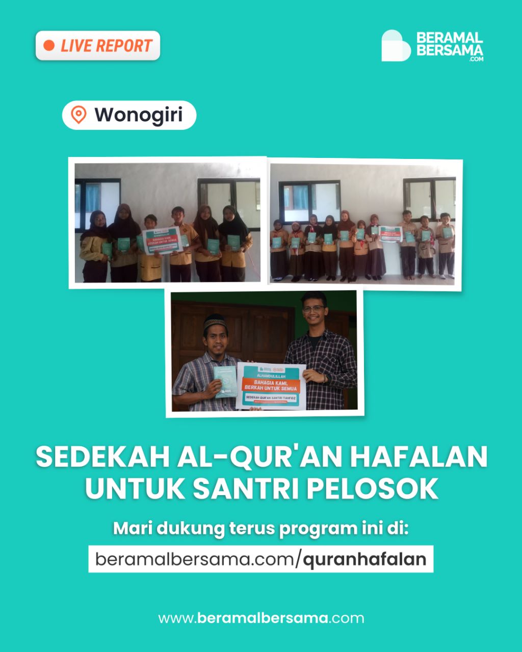 Sedekah Al-Quran untuk MIM Kedunglumbu