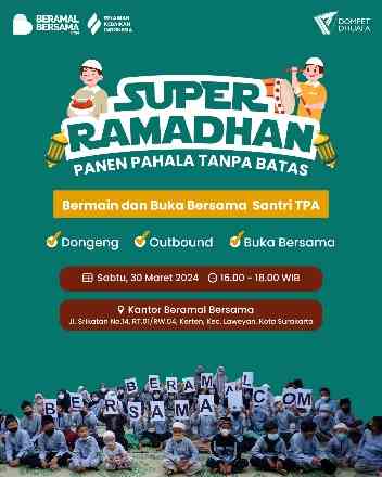 Berbagi Buka Puasa Bersama Santri TPQ Mushola Al-Falah
