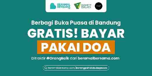 Berbagi Buka Puasa  untuk Borong UMKM di Bandung