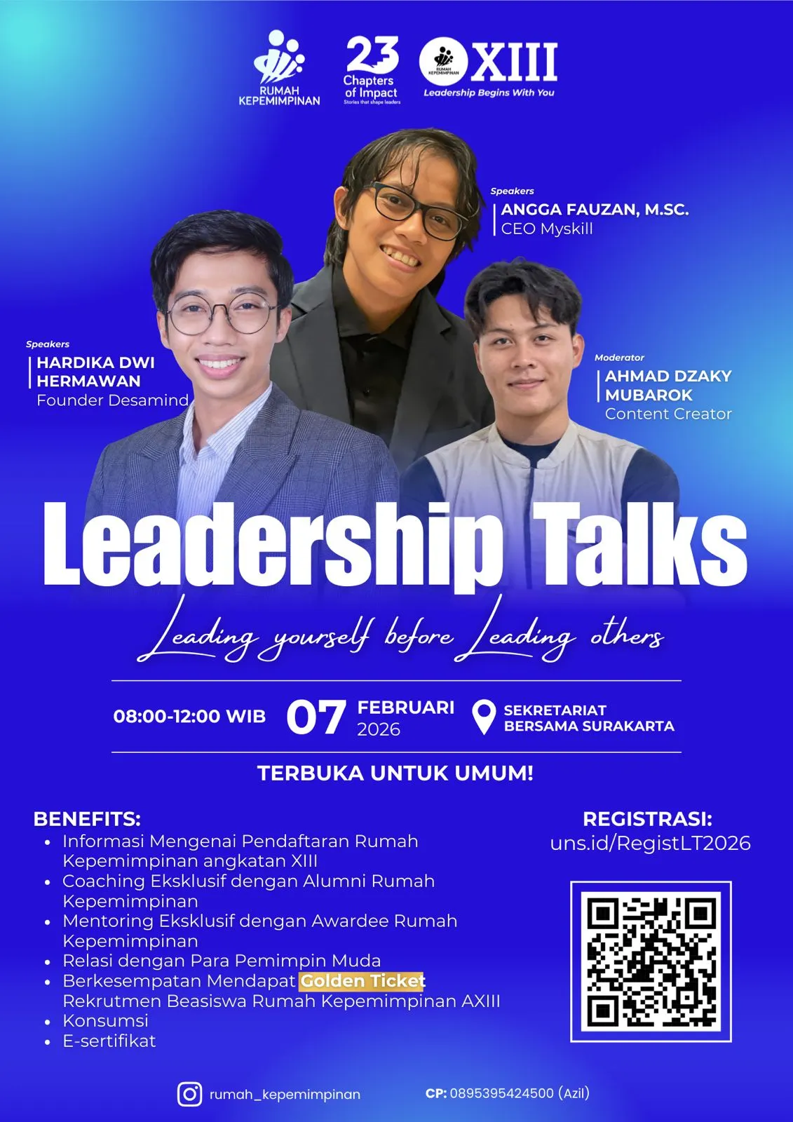 Penyaluran 200 Air Minum Leadership Talks