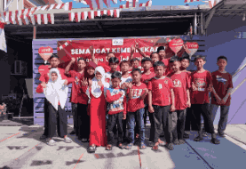 Penyaluran Air Minum Camping Yatim Muharram 1447 H