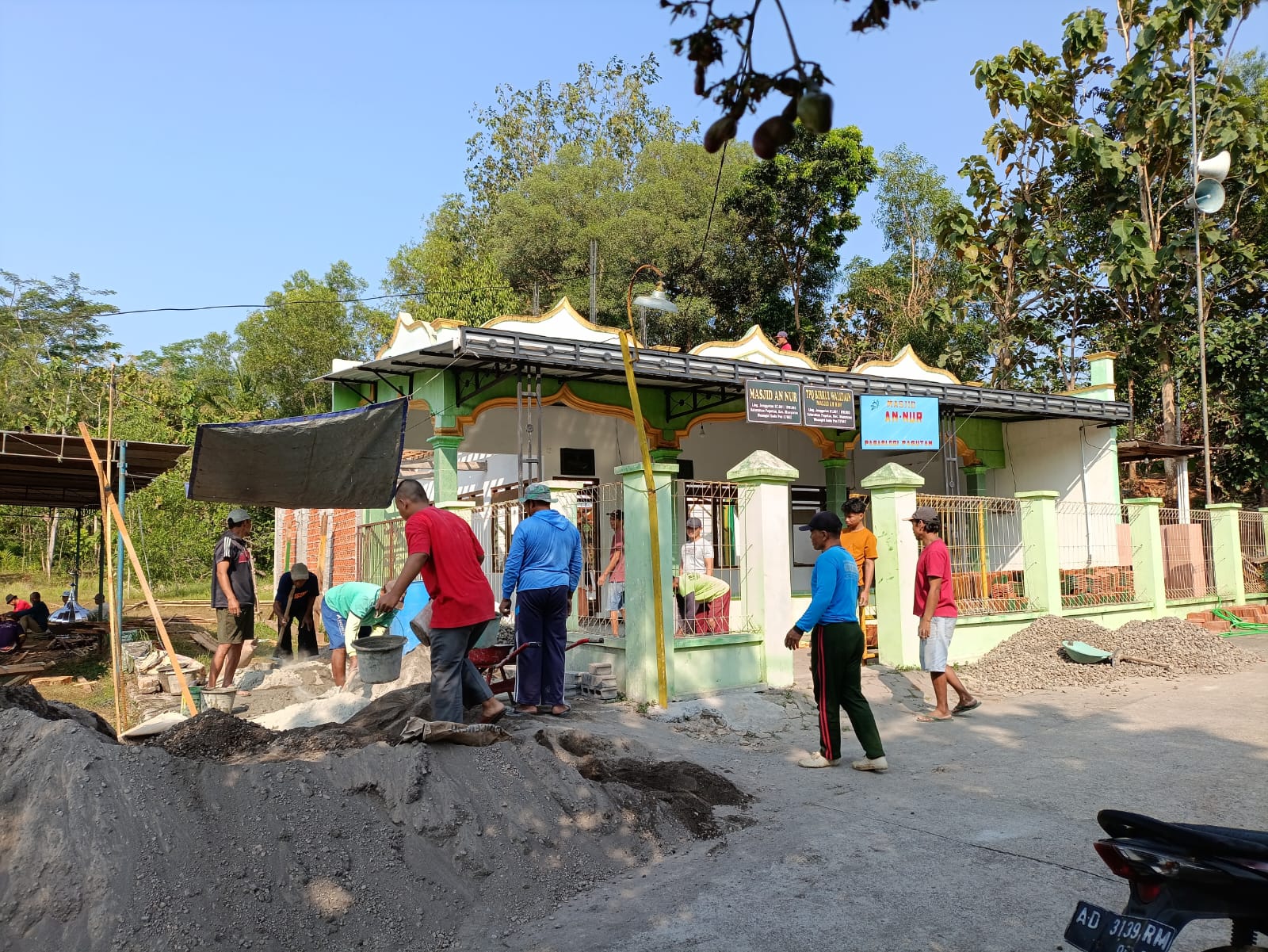 Penyaluran Bantu Renovasi Masjid An-Nur, Sawangan