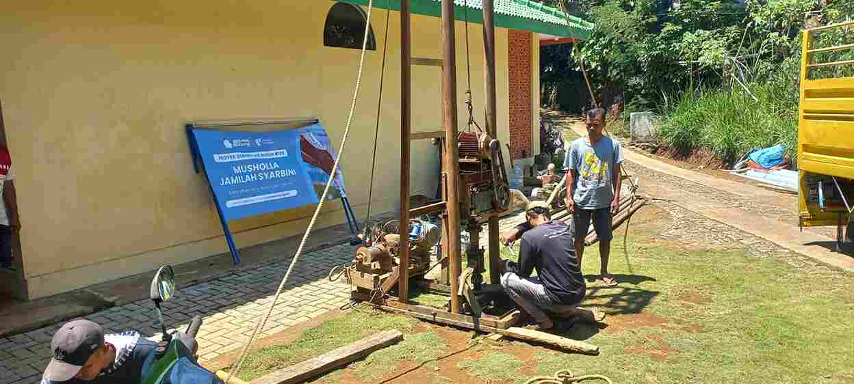 Penyaluran Satu Set Sumber Air Bersih #109 Mushola Jamilah Syarbini