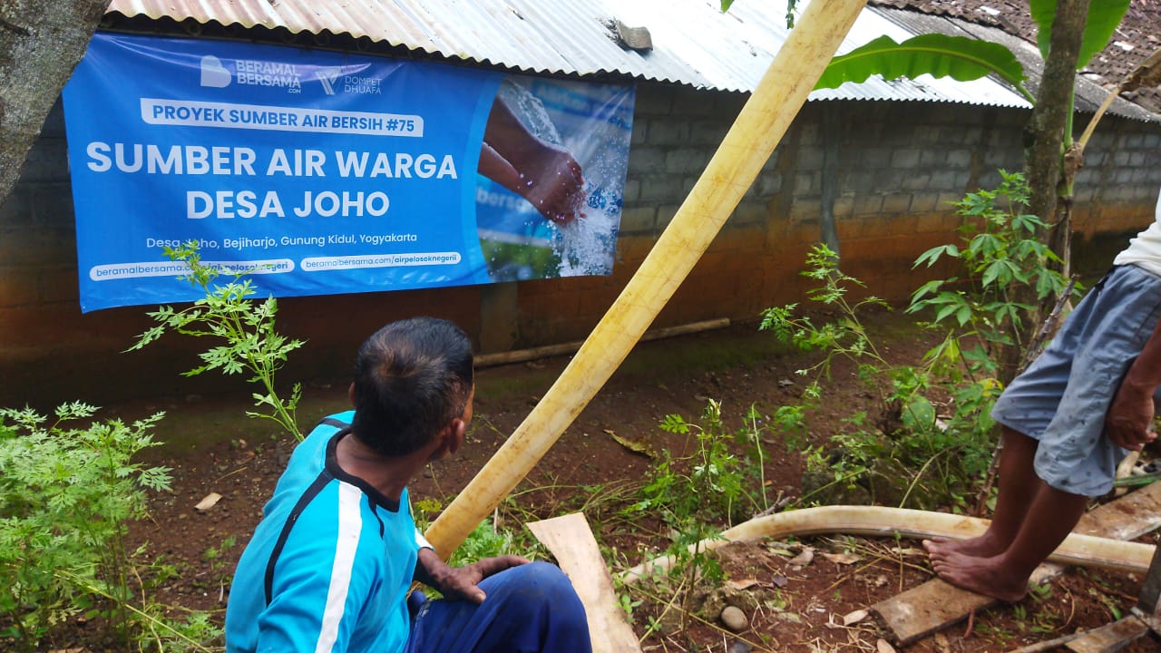 Penyaluran Sumber Air #74 Bersih Desa Joho, Bejiharjo, Gunungkidul
