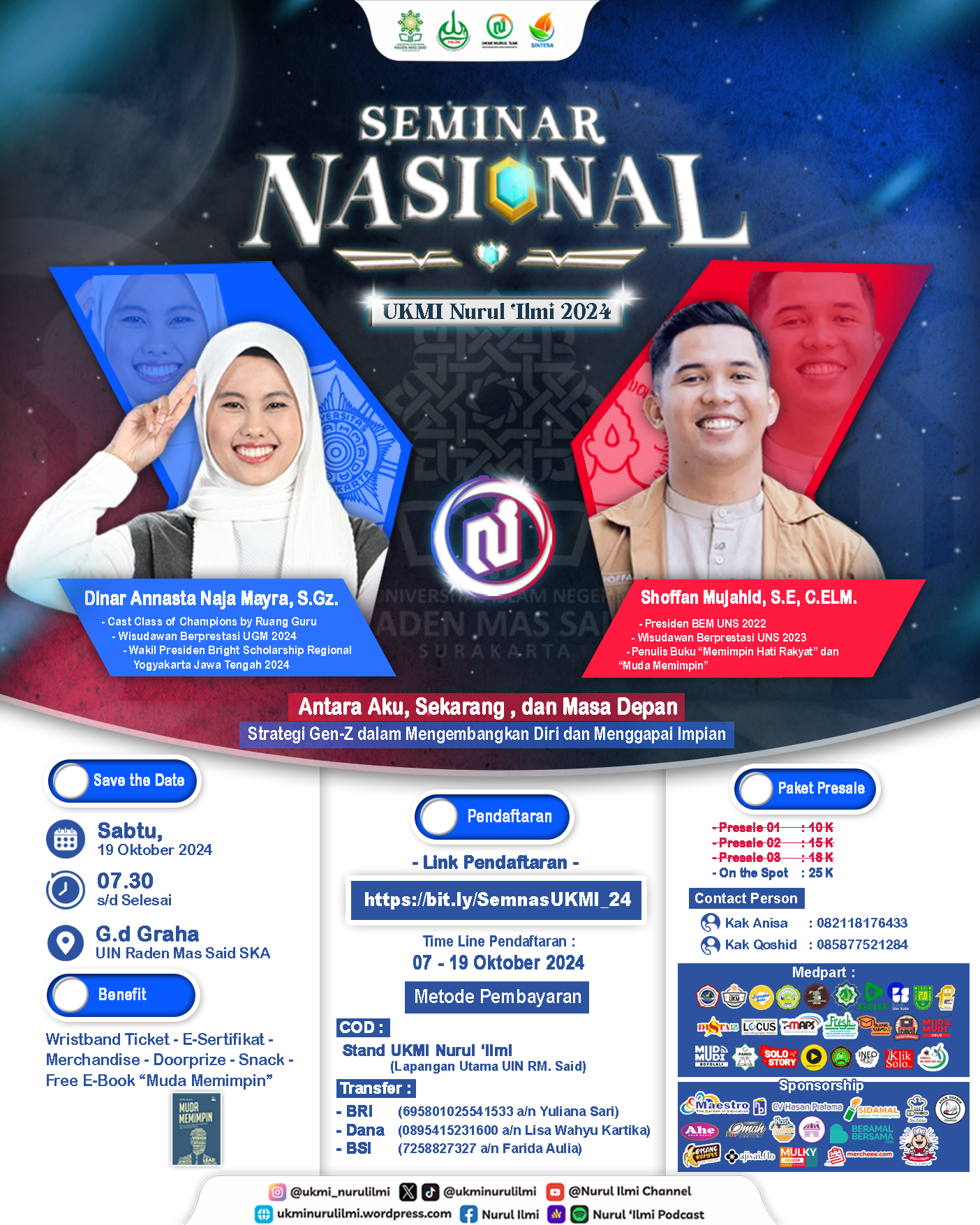 Salur Air Minum Seminar Nasional UKMI 2024