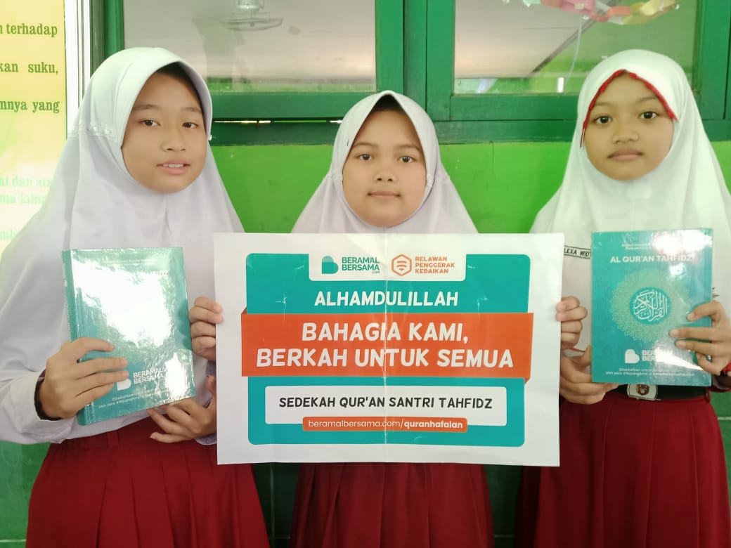 Salurkan Al-Quran untuk Santri di Pelosok Wonogiri