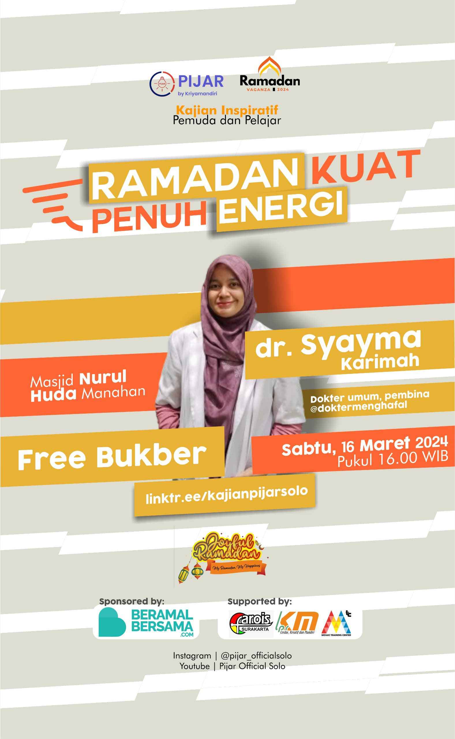 Super Ramadhan Berbagi Air Minum untuk Support Kegiatan Ramadhan LPR Kriya Mandiri