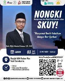 Support Dakwah Kajian Idul Adha 1445 UIN Surakarta